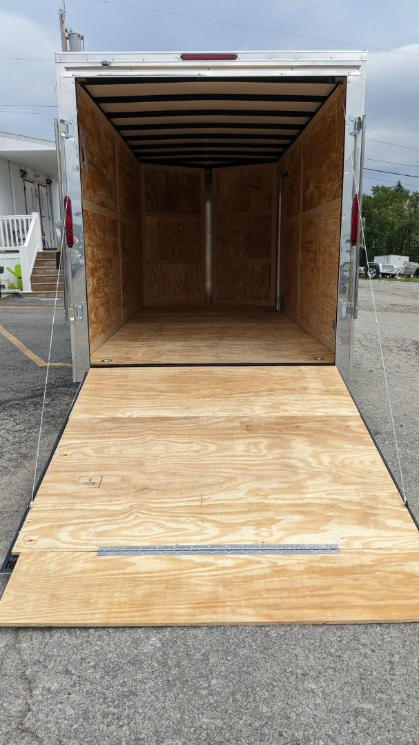 New 2026 Homesteader 7x14 Intrepid V-Nose Cargo Trailer w/ Ramp Door