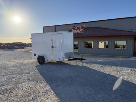 New 2026 Compass 6'x10' Enclosed Cargo Trailer - Indigo DLX