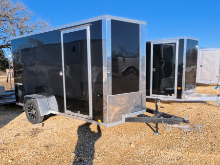 New 2026 Formula Trailers 6 x 12 x 7 Traverse Flat Top V-Nose Cargo / Enclosed with Aluminum Rims , 2,990 lb. GVWR and Setback Jack