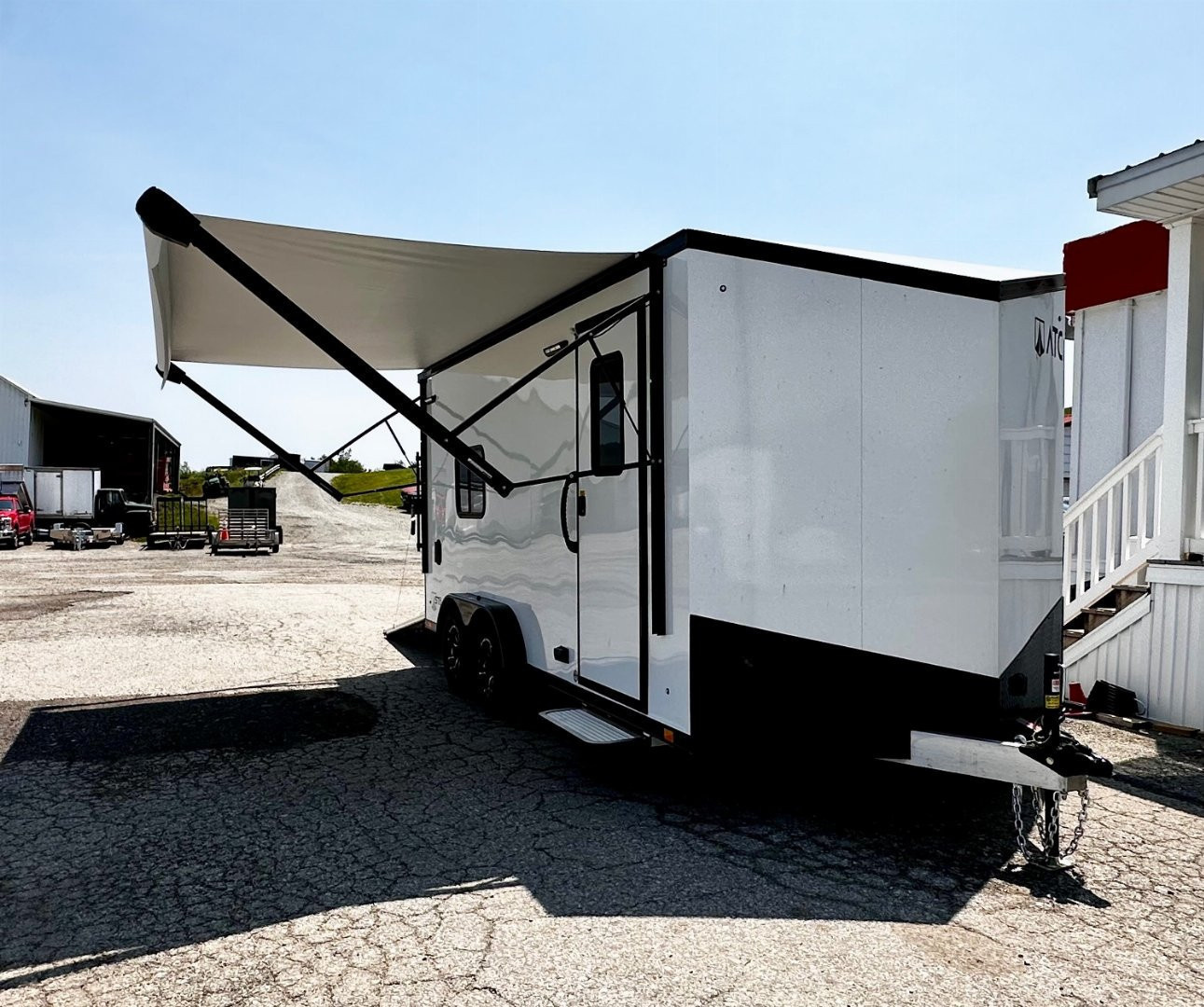 New NEW 2025 ATC 7.5 x 16 "Sto 450 LifeTrac" Aluminum Trailer