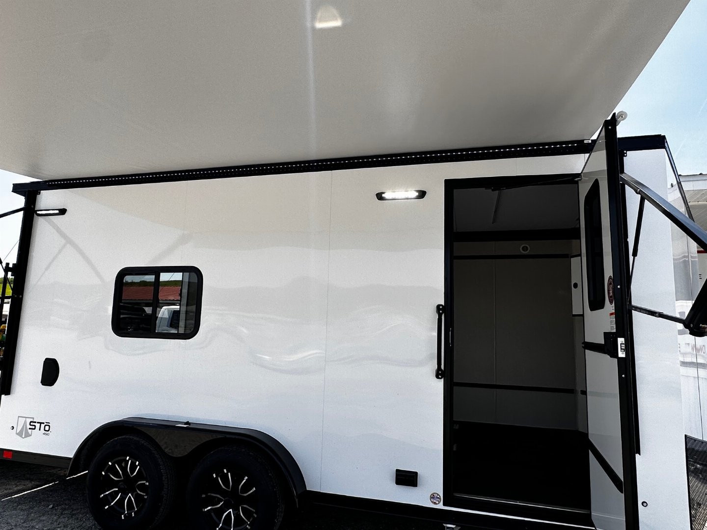 New NEW 2025 ATC 7.5 x 16 "Sto 450 LifeTrac" Aluminum Trailer