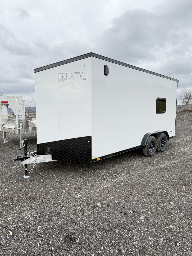 New NEW 2025 ATC 7.5 x 16 "Sto 450 LifeTrac" Aluminum Trailer