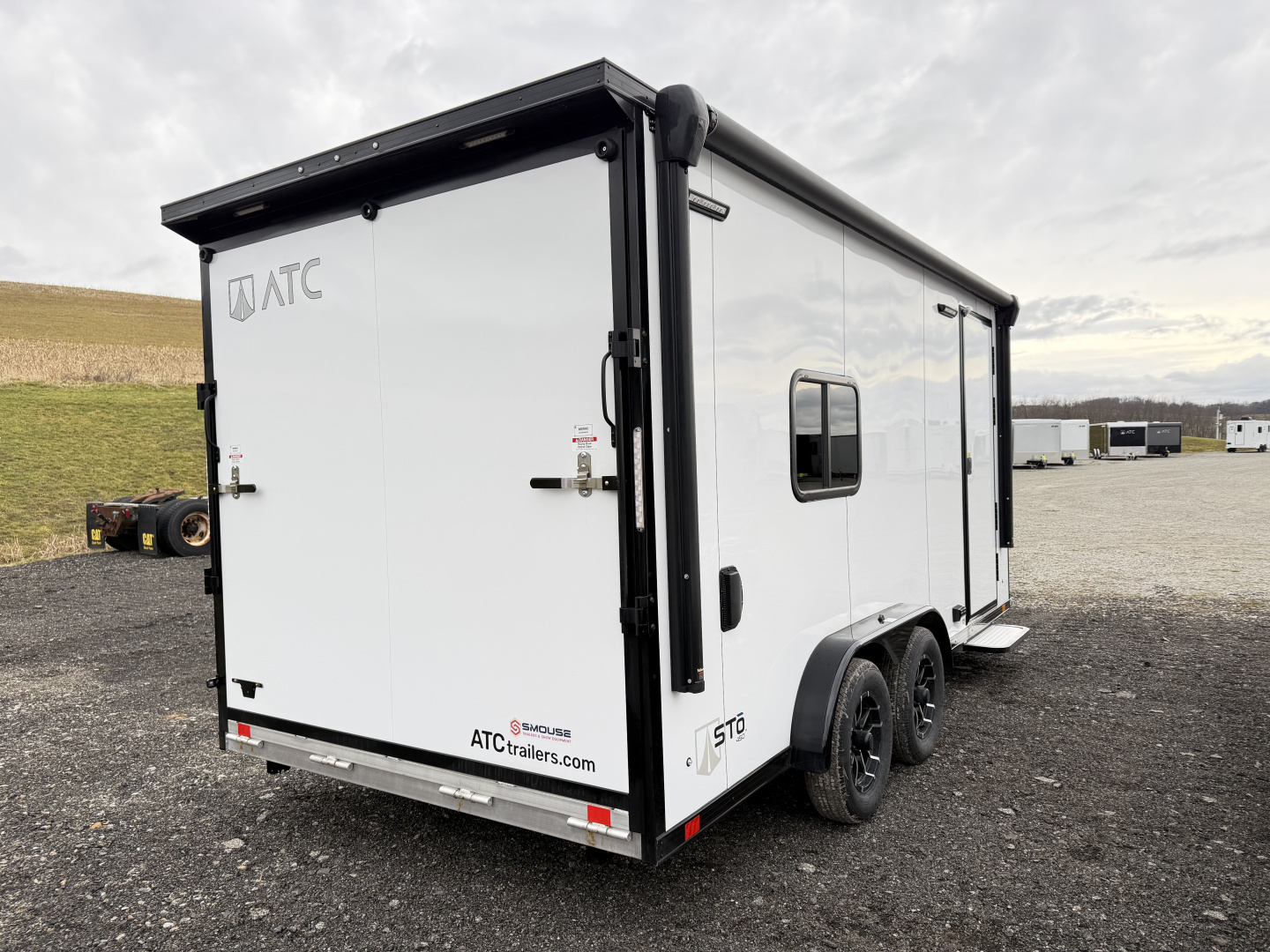 New NEW 2025 ATC 7.5 x 16 "Sto 450 LifeTrac" Aluminum Trailer