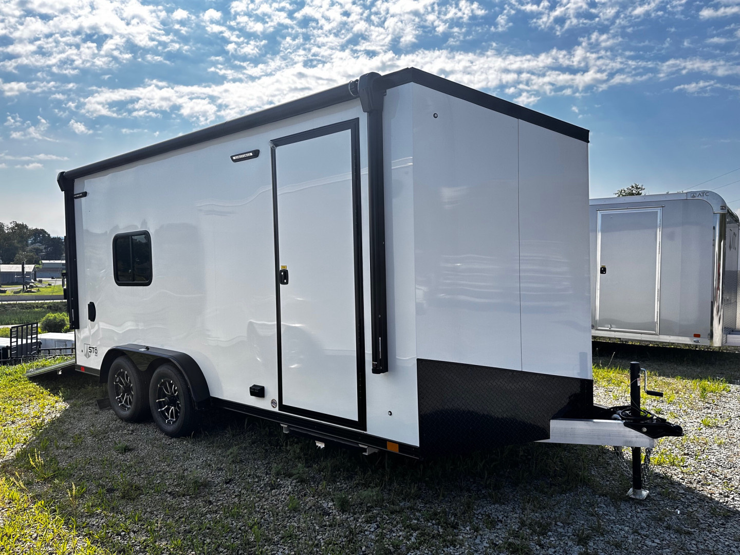 New NEW 2025 ATC 7.5 x 16 "Sto 450 LifeTrac" Aluminum Trailer