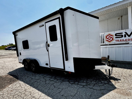 New NEW 2025 ATC 7.5 x 16 "Sto 450 LifeTrac" Aluminum Trailer