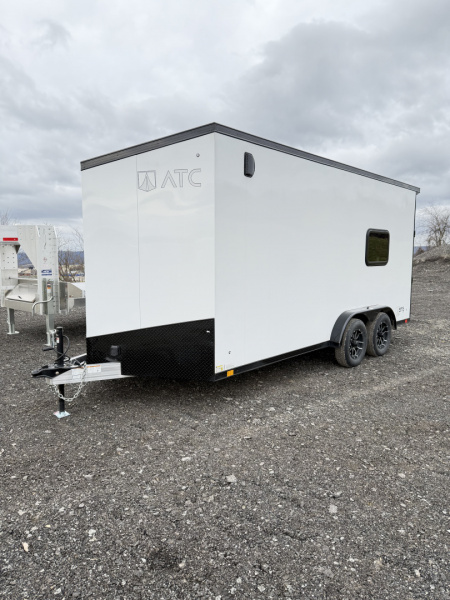 New NEW 2025 ATC 7.5 x 16 "Sto 450 LifeTrac" Aluminum Trailer