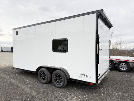 New NEW 2025 ATC 7.5 x 16 "Sto 450 LifeTrac" Aluminum Trailer