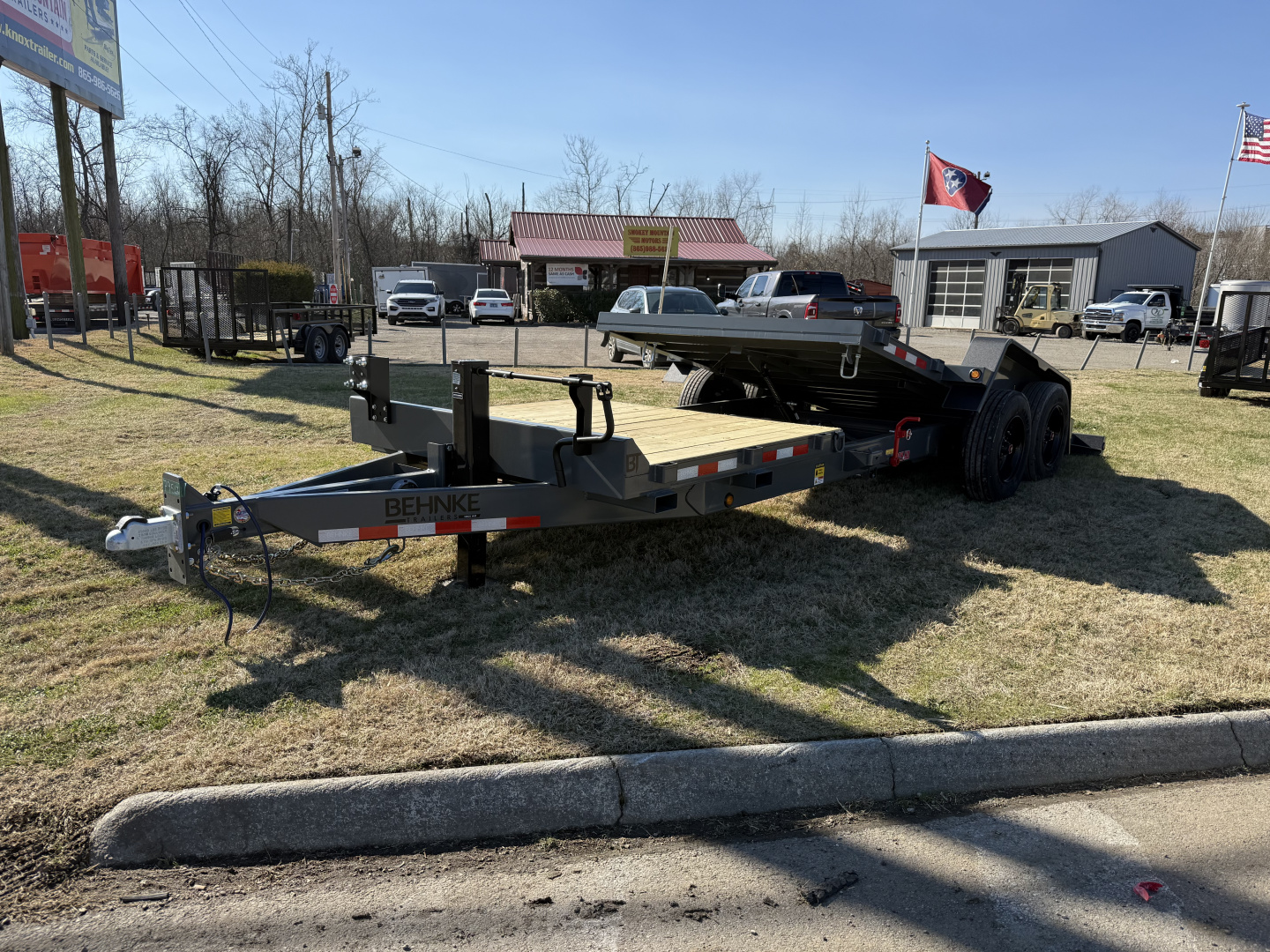 New 2026 Behnke TBCT2220ET-10K 16+6 Equipment Trailer