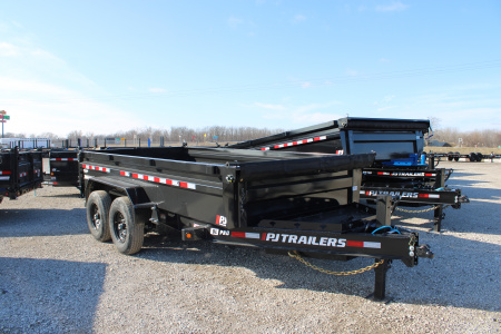 New 2026 PJ Trailers 14' DL 14K GVWR Dump Trailer