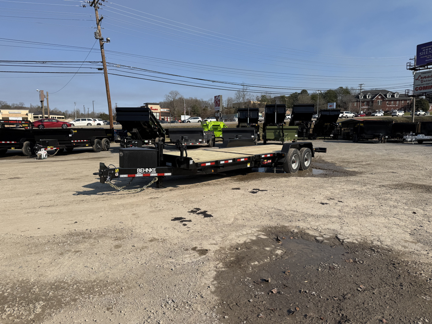 New 2026 Behnke TBCT2224ET-12K TOOL BOX Equipment Trailer