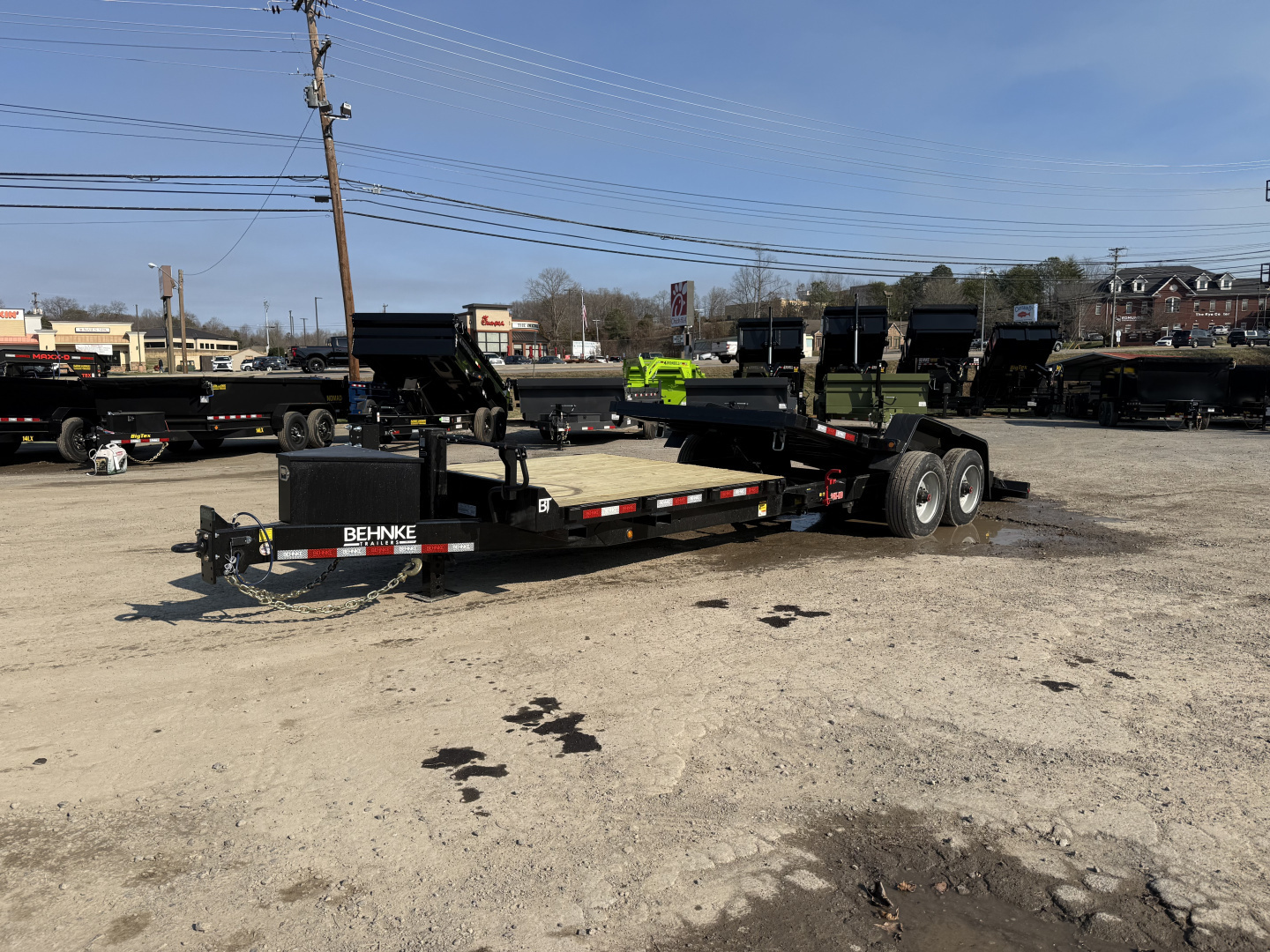 New 2026 Behnke TBCT2224ET-12K TOOL BOX Equipment Trailer