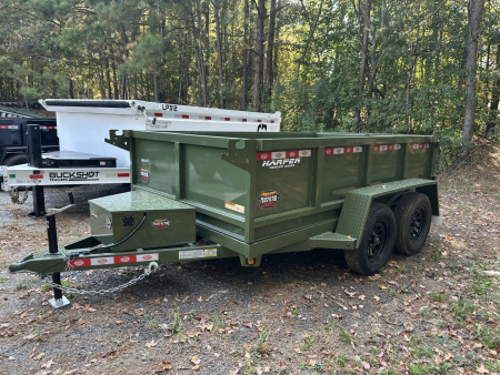 New 2026 PROSPECTOR LIGHT DUTY 6X10 7K TANDEM AXLE DUMP TRAILER WITH 2' WALLS