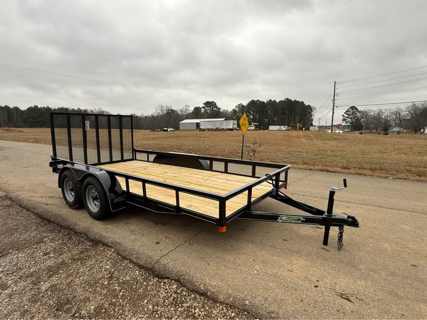 New 2026 Oak Ridge 76x14TA Utility Trailer