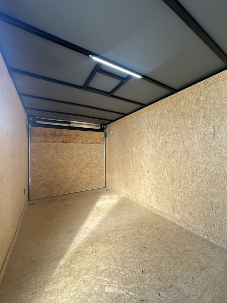 New 2026 COVERED WAGON 7X14 TANDEM AXLE ENCLOSED TRAILER WITH TWO TONE POLYCORE