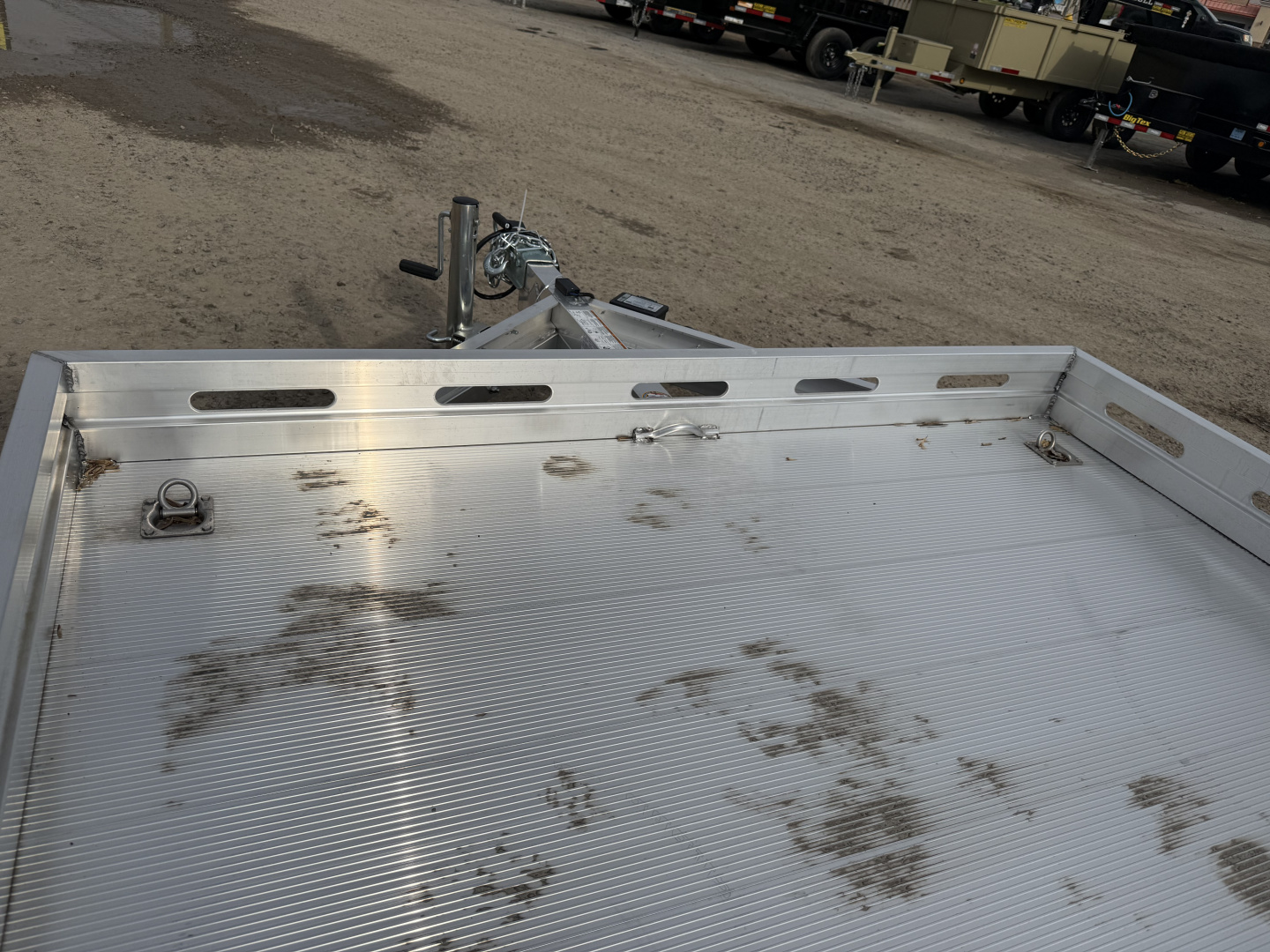 New 2026 Aluma 8020TA-EL-R-RTD 15" SILVER EGL WHEELS Utility Trailer