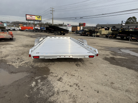 New 2026 Aluma 8020TA-EL-R-RTD 15" SILVER EGL WHEELS Utility Trailer
