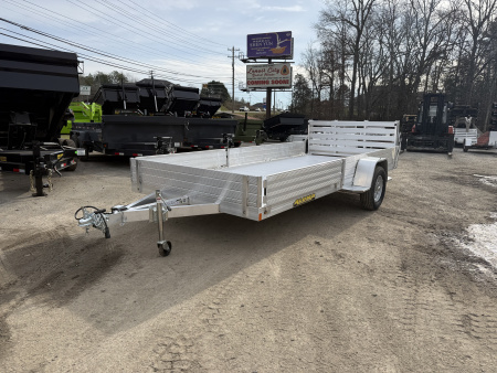 New 2026 Aluma 8115H-S-EL-R-BT-SR BRAKES SOLID FRT/SIDES Utility Trailer