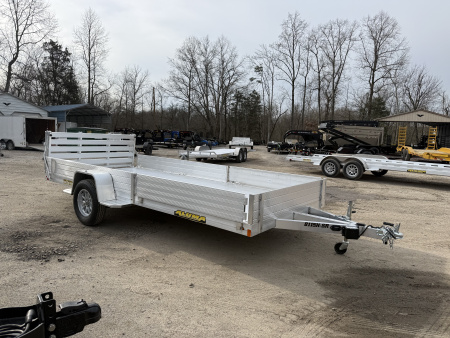 New 2026 Aluma 8115H-S-EL-R-BT-SR BRAKES SOLID FRT/SIDES Utility Trailer