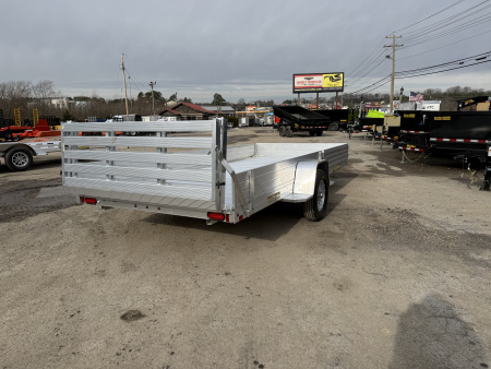 New 2026 Aluma 8115H-S-EL-R-BT-SR BRAKES SOLID FRT/SIDES Utility Trailer