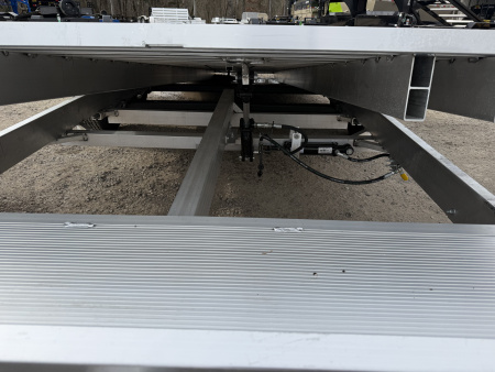 New 2026 Aluma 8220H-TILT-TA-EL-RTD 15" SILVER EAGLE WHEELS Car Hauler