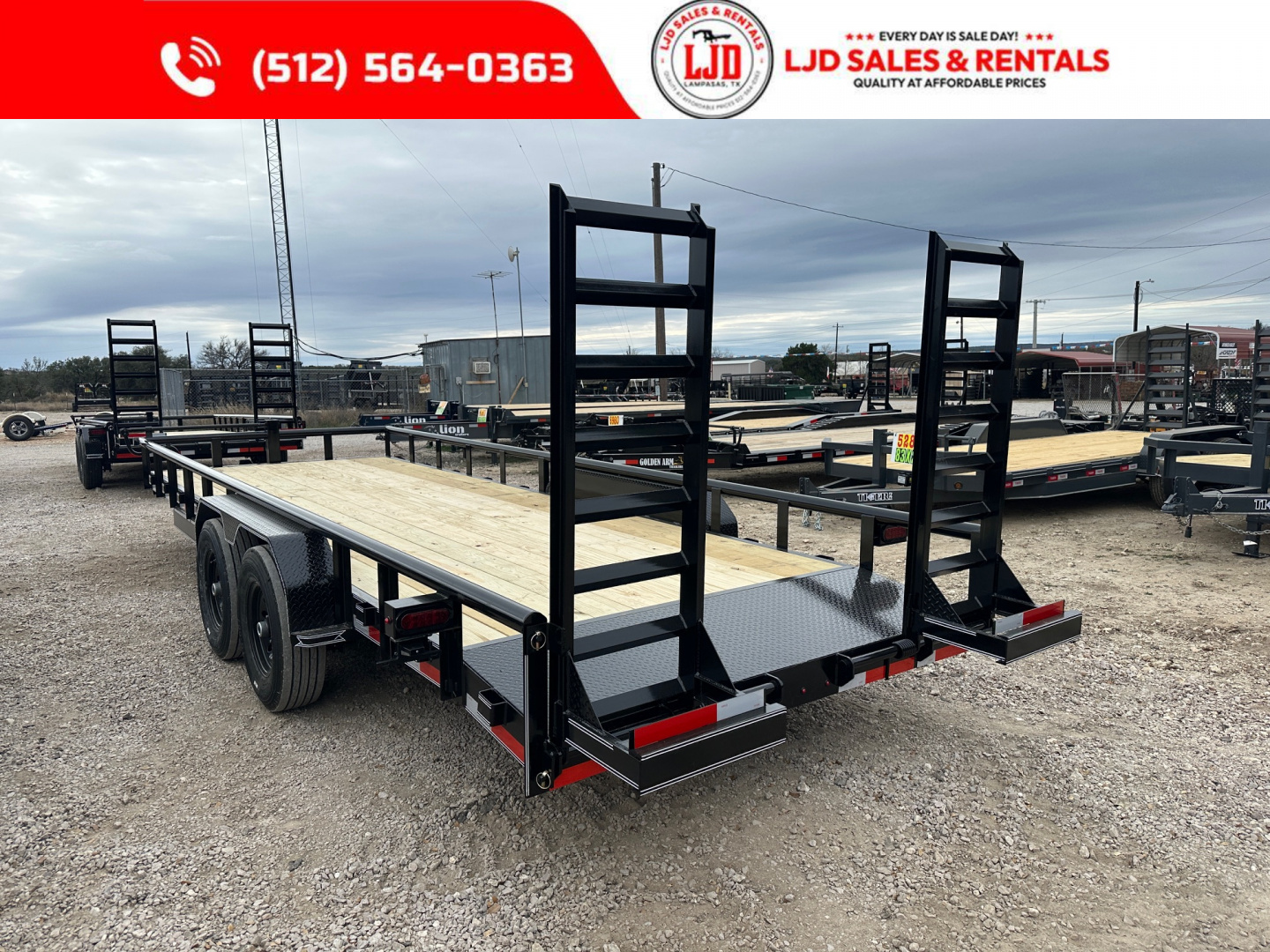 New 2026 A&V - 83" X 22' - HD Pipetop Equipment Trailer