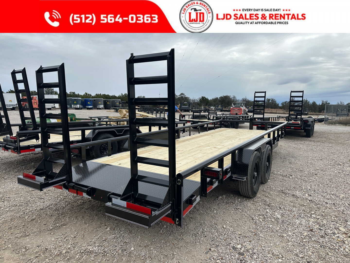 New 2026 A&V - 83" X 22' - HD Pipetop Equipment Trailer