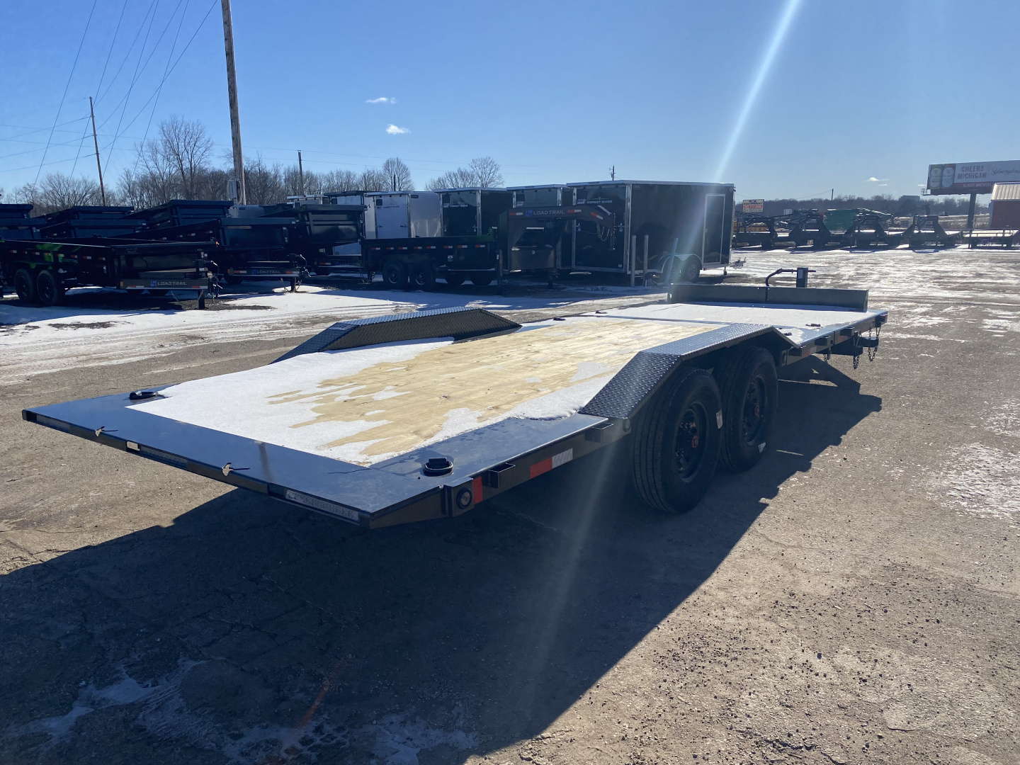 New 2026 Load Trail 102x22 Gravity Tilt 16k Tilt Trailer