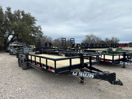 New 2026 A&V - 83  X 22' - HD Pipetop Equipment Trailer