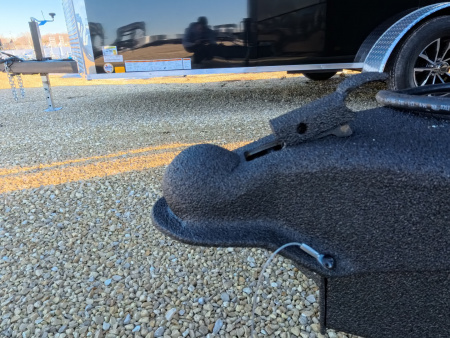 New 2026 Formula Trailers Charcoal 7.5 x 16 x 7 Conquest SE Flat Top Sloped V-Nose Cargo / Enclosed Trailer with 7K GVWR