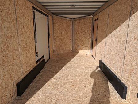 New 2026 Formula Trailers Charcoal 7.5 x 16 x 7 Conquest SE Flat Top Sloped V-Nose Cargo / Enclosed Trailer with 7K GVWR