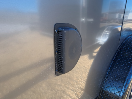 New 2026 Formula Trailers Charcoal 7.5 x 16 x 7 Conquest SE Flat Top Sloped V-Nose Cargo / Enclosed Trailer with 7K GVWR