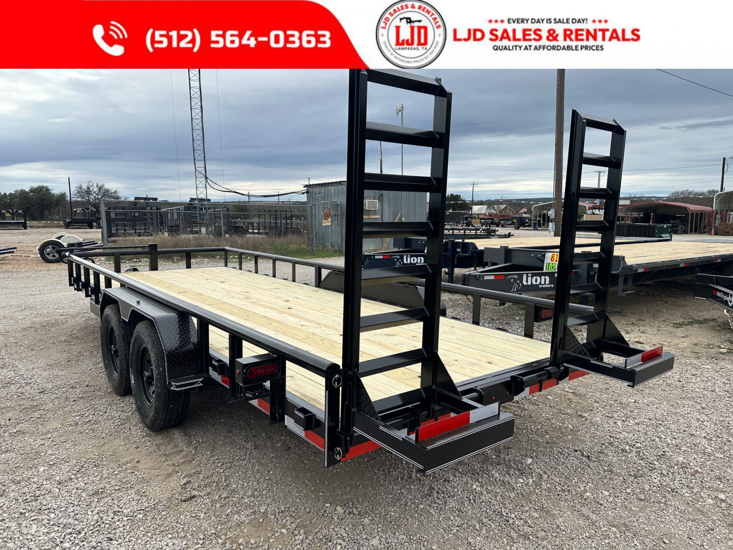 New 2026 A&V - 83" X 20' - HD Pipetop Equipment Trailer