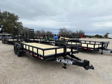 New 2026 A&V - 83  X 20' - HD Pipetop Equipment Trailer