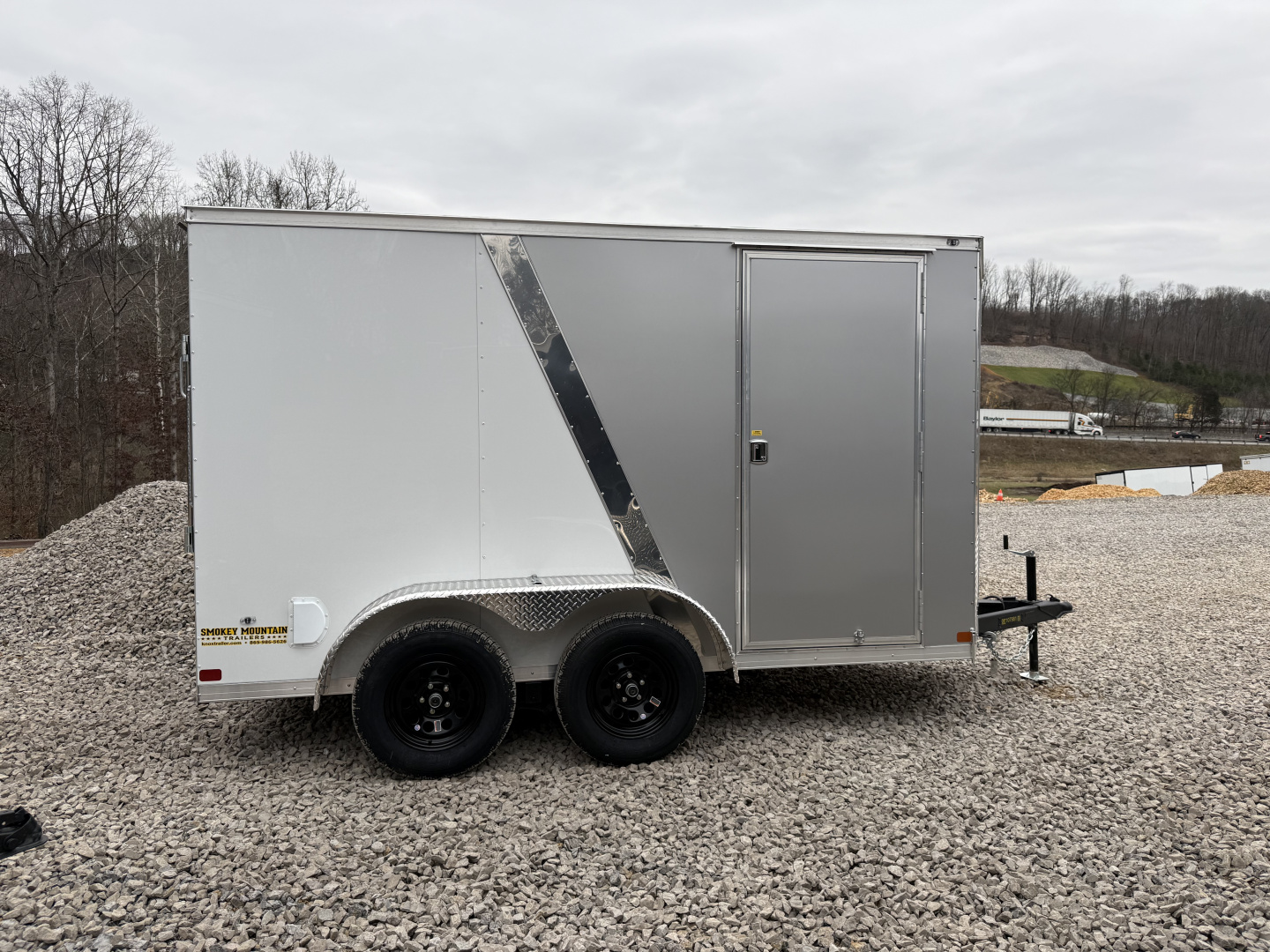 New 2026 Covered Wagon Trailers 6X12 TA2 POLY 2 TONE Cargo / Enclosed Trailer