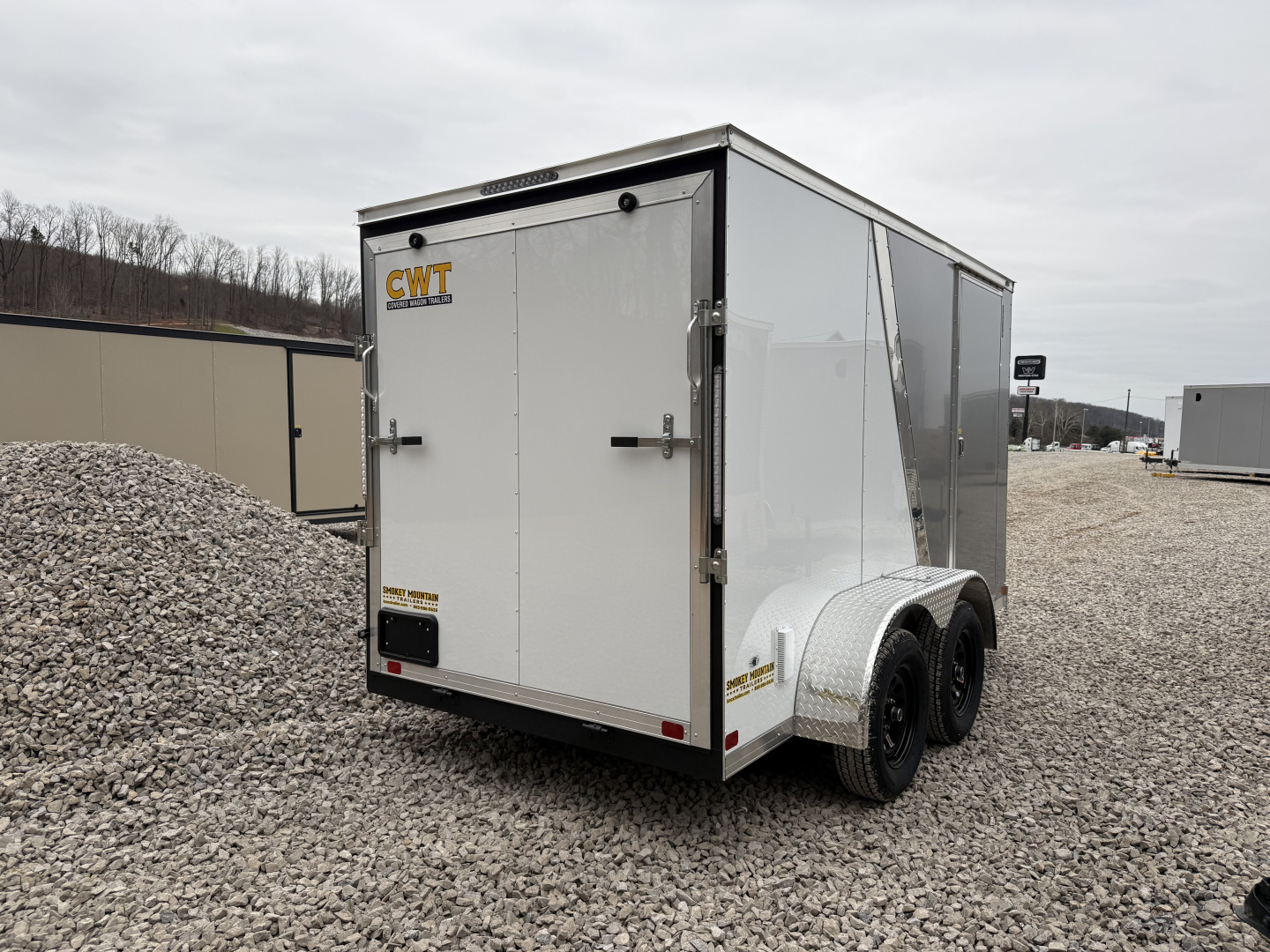 New 2026 Covered Wagon Trailers 6X12 TA2 POLY 2 TONE Cargo / Enclosed Trailer