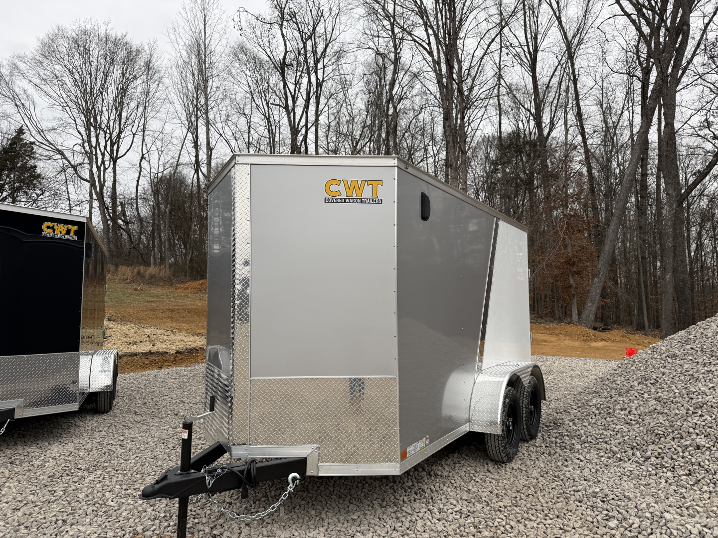New 2026 Covered Wagon Trailers 6X12 TA2 POLY 2 TONE Cargo / Enclosed Trailer