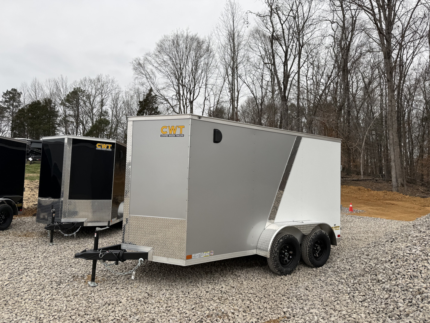 New 2026 Covered Wagon Trailers 6X12 TA2 POLY 2 TONE Cargo / Enclosed Trailer