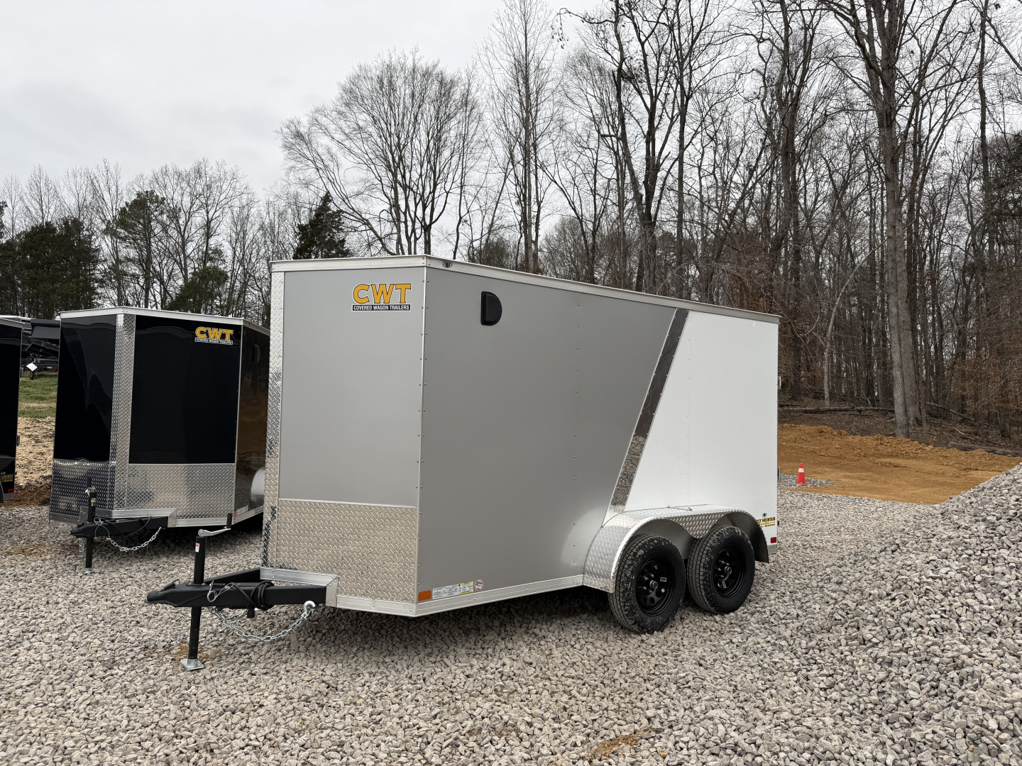 New 2026 Covered Wagon Trailers 6X12 TA2 POLY 2 TONE Cargo / Enclosed Trailer