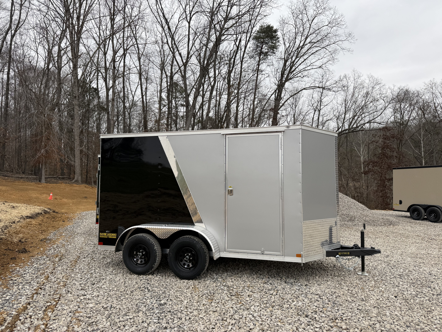 New 2026 Covered Wagon Trailers 6X12 TA2 POLY 2 TONE Cargo / Enclosed Trailer
