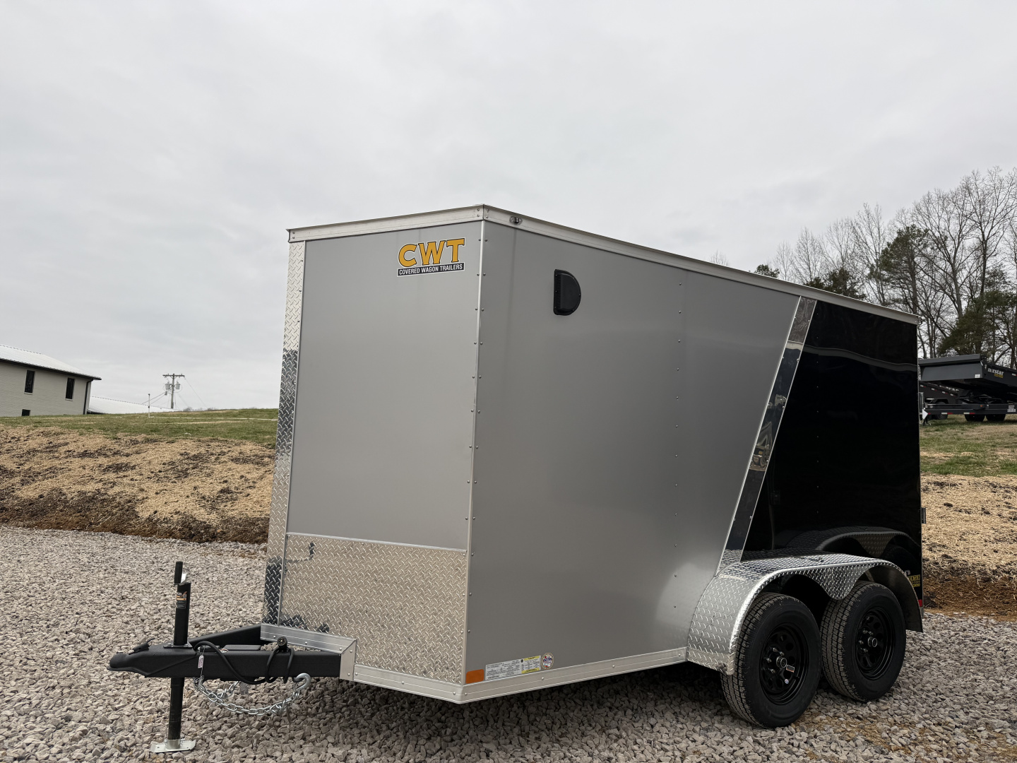 New 2026 Covered Wagon Trailers 6X12 TA2 POLY 2 TONE Cargo / Enclosed Trailer