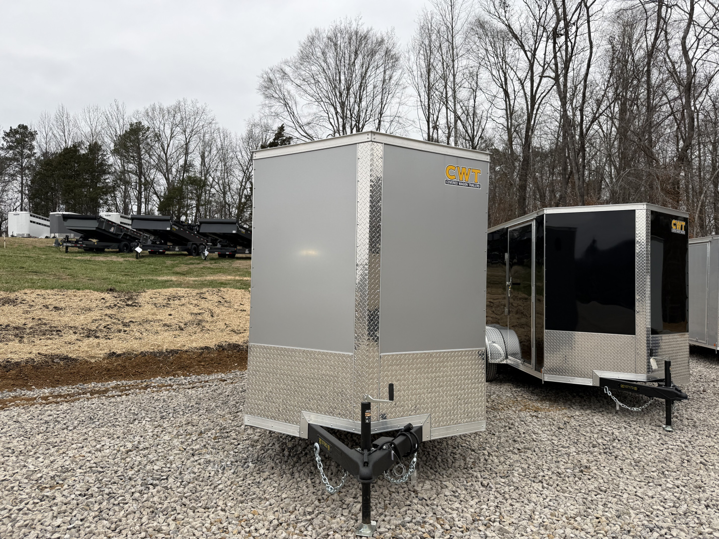 New 2026 Covered Wagon Trailers 6X12 TA2 POLY 2 TONE Cargo / Enclosed Trailer