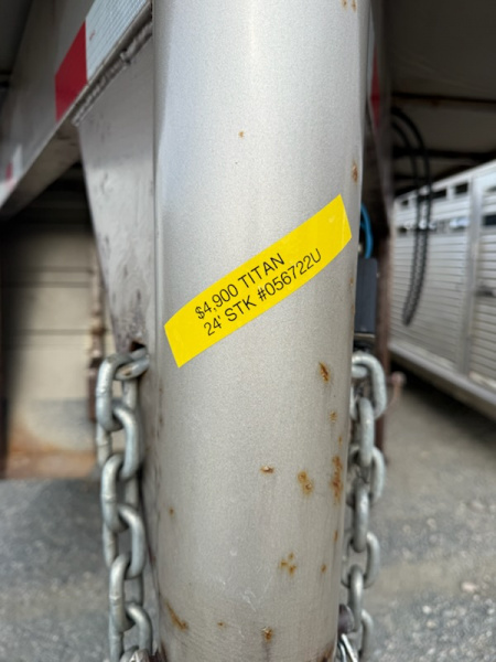 Used 2009 Titan 24' Stock Trailer