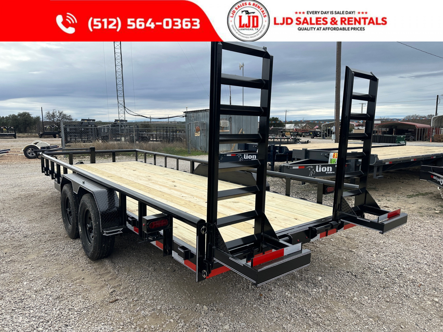 New 2026 A&V - 83" X 20' - HD Pipetop Equipment Trailer