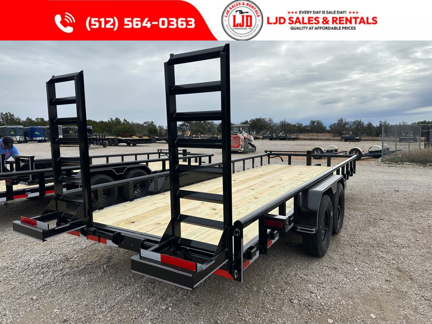 New 2026 A&V - 83" X 20' - HD Pipetop Equipment Trailer
