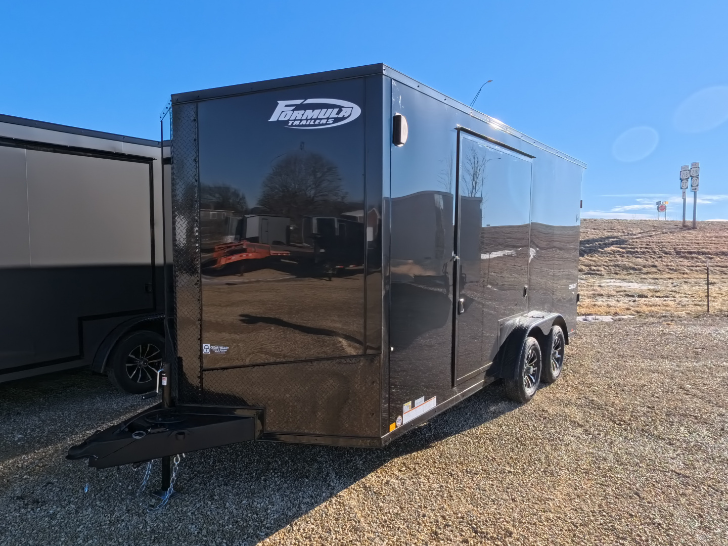 New 2026 Formula Trailers 7.5 x 16 x 7 Conquest SE Flat Top Sloped V-Nose Cargo / Enclosed Trailer