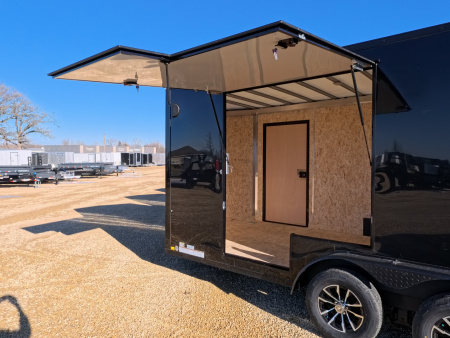 New 2026 Formula Trailers 7.5 x 16 x 7 Conquest SE Flat Top Sloped V-Nose Cargo / Enclosed Trailer