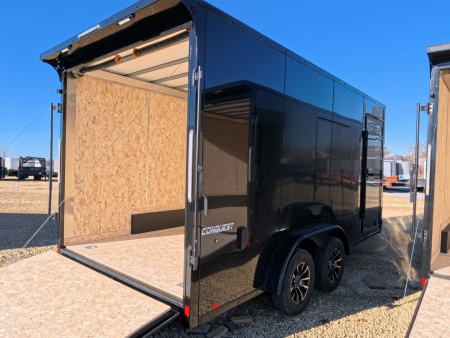 New 2026 Formula Trailers 7.5 x 16 x 7 Conquest SE Flat Top Sloped V-Nose Cargo / Enclosed Trailer