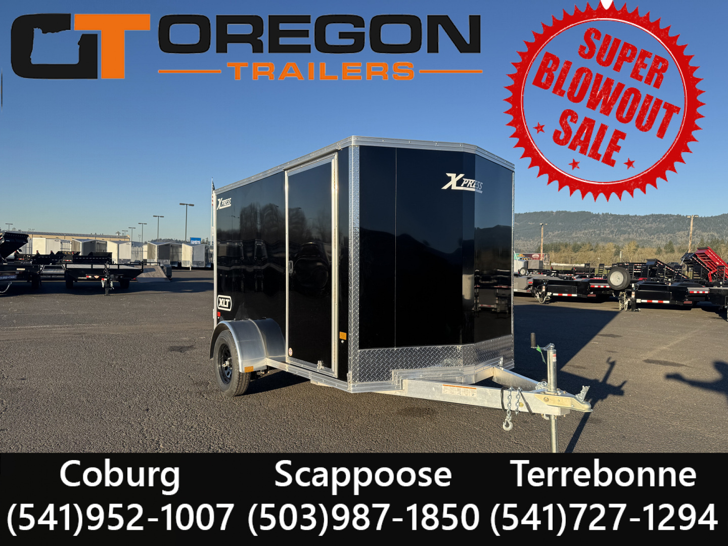 New 2026 ALCOM XPRESS 6X10 Aluminum Enclosed Trailer w. Double Doors 3K GVWR