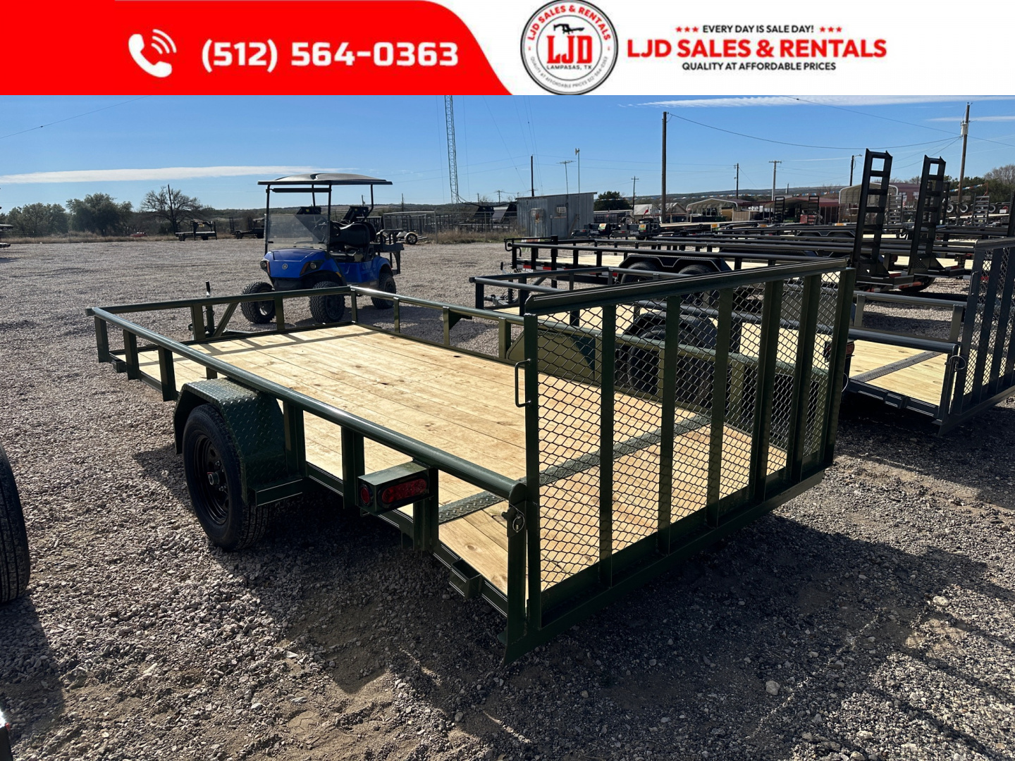 New 2026 Tiger Trailers - 77x14 - Gate - Utility Trailer