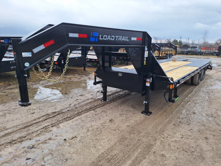 New 2026 Load Trail 102x25 Low Pro Gooseneck Trailer W/ Max Ramps